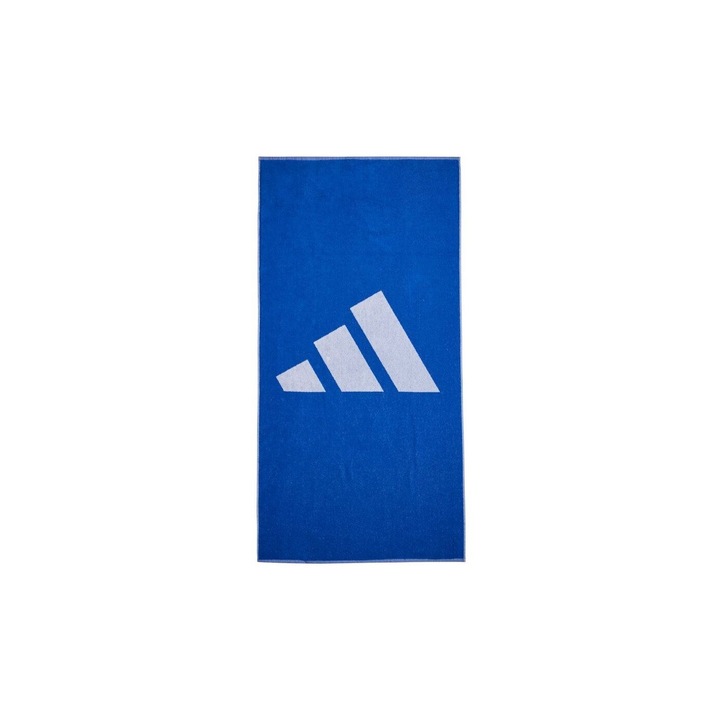 Кърпа за баня, adidas, синя, 140x70см, 100% памук