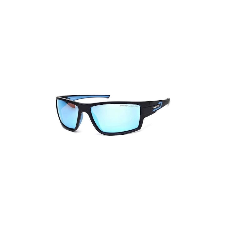 Ochelari sport Arctica, polarizati, negru, set cu husa si sac din microfibra