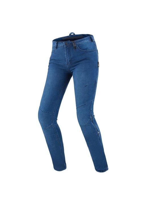 Shima METRO női sportnadrág, kék, megerősített farmer, SafeTech térdvédővel