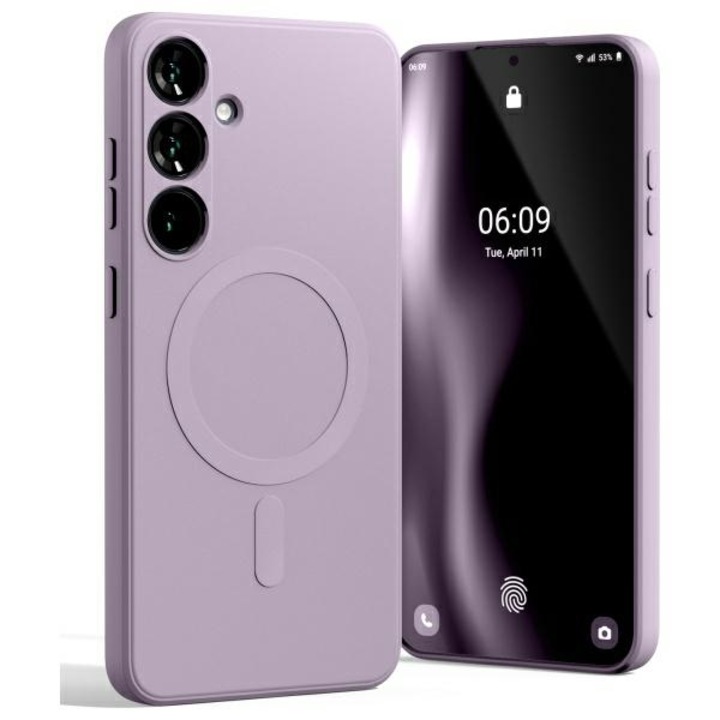 Husa telefon Mercury MagSafe, silicon, pentru Samsung S24 FE S721, violet