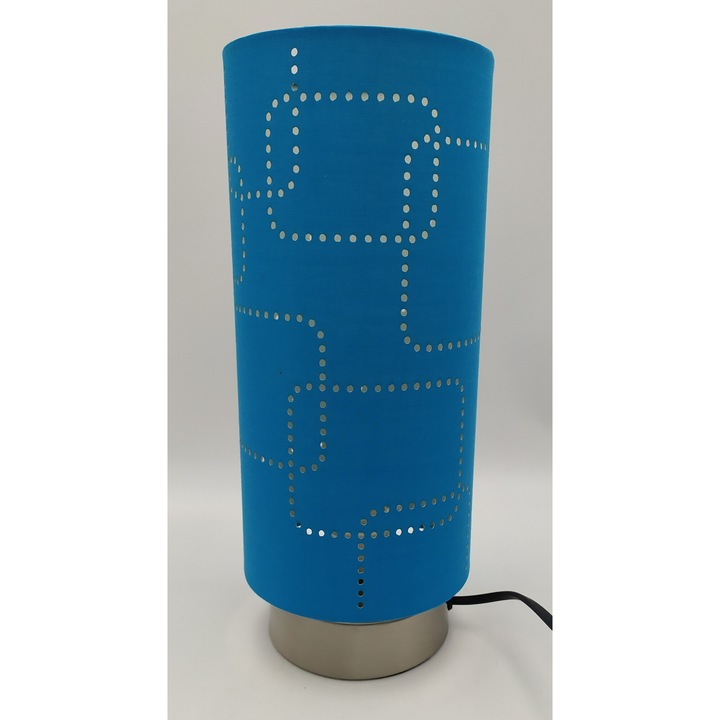 Lampa tactila Tax KIRA, veioza, albastru, 30x45cm
