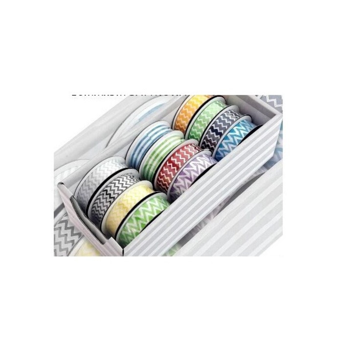 Fasii satin 12 buc, PENWORD, 16mmx3m, ambalaje cadouri