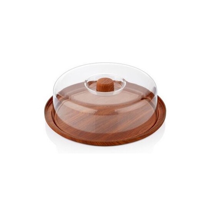 Cutie pentru tort, NET-POL, cu capac, 23x7cm,