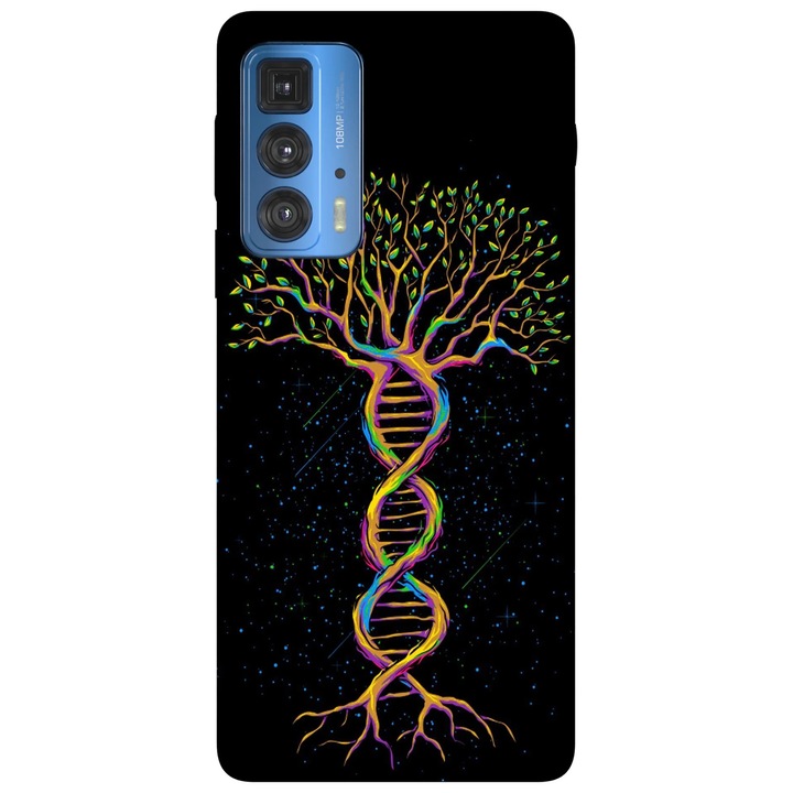 Калъф за телефон, съвместим с Motorola Edge 50 Fusion, Viceversa, модел Ancestry DNA, силикон, TPU