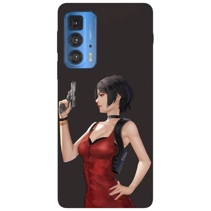 Husa telefon compatibila cu Motorola Edge 50 Fusion, Viceversa, model Ada Wong Resident Evil 2, Silicon, TPU