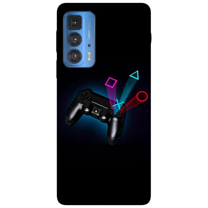 Калъф за телефон, съвместим с Motorola Edge 50 Fusion, Viceversa, модел контролер, силикон, TPU