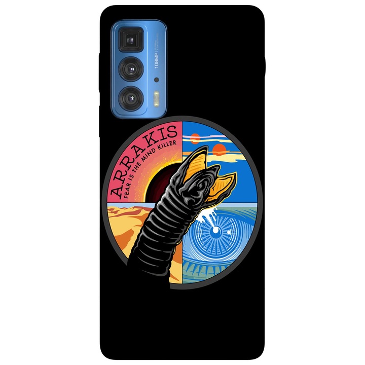 Калъф за телефон, съвместим с Motorola Edge 50 Fusion, Viceversa, модел Arrakis, силикон, TPU