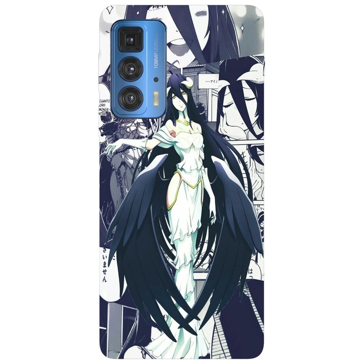 Калъф за телефон, съвместим с модел Motorola Edge 50 Fusion, Viceversa, Albedo Manga Overlord, силикон, TPU