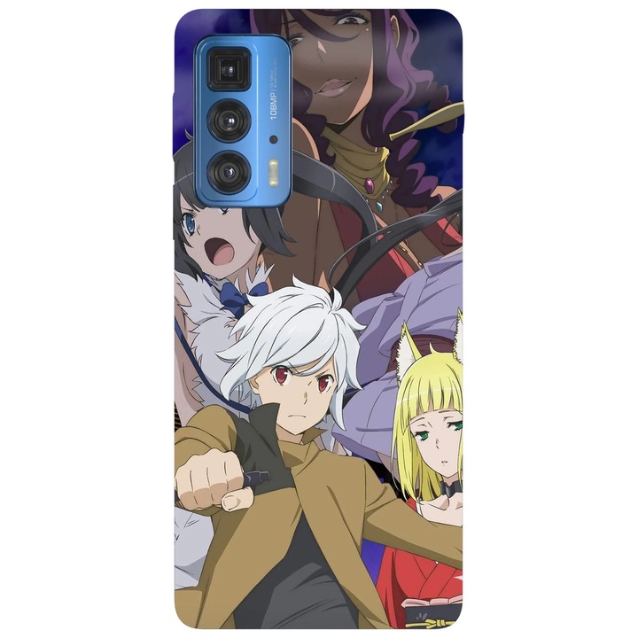 Калъф за телефон, съвместим с Motorola Edge 50 Fusion, Viceversa, модел DanMachi, силикон, TPU