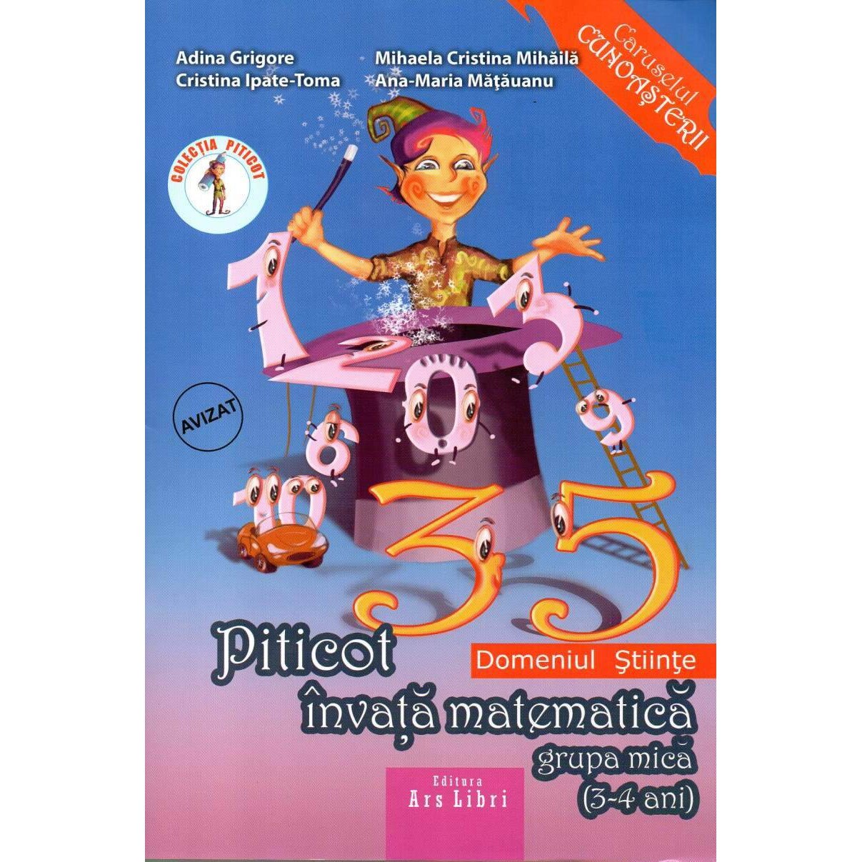 Piticot invata matematica 3-4 ani