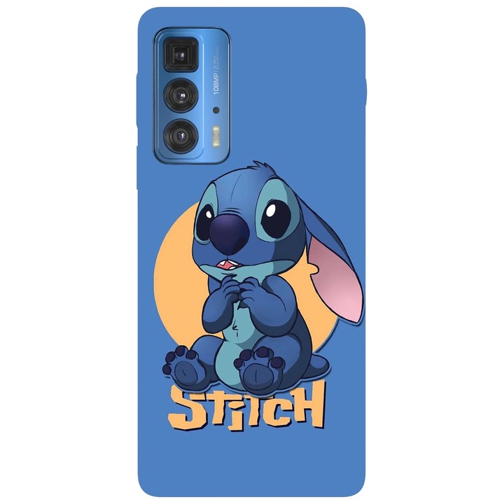Калъф за телефон, съвместим с Motorola Edge 50 Fusion, Viceversa, Cute Stitch pattern, Silicone, TPU
