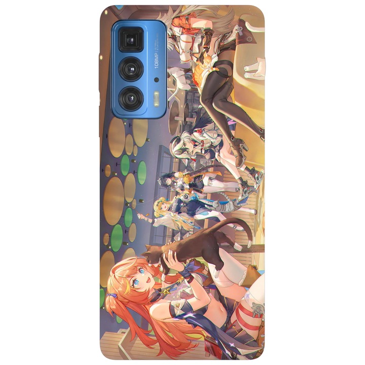 Husa telefon compatibila cu Motorola Edge 50 Fusion, Viceversa, model Dreamseeker team Honkai Impact, Silicon, TPU