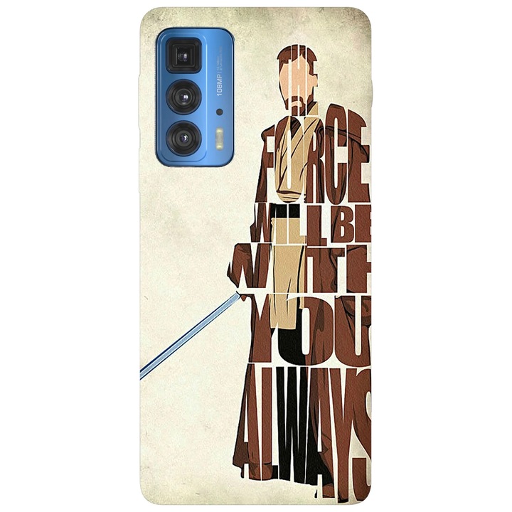 Калъф за телефон, съвместим с Motorola Edge 50 Fusion, Viceversa, модел Force ще бъде винаги с вас, Silicon, TPU