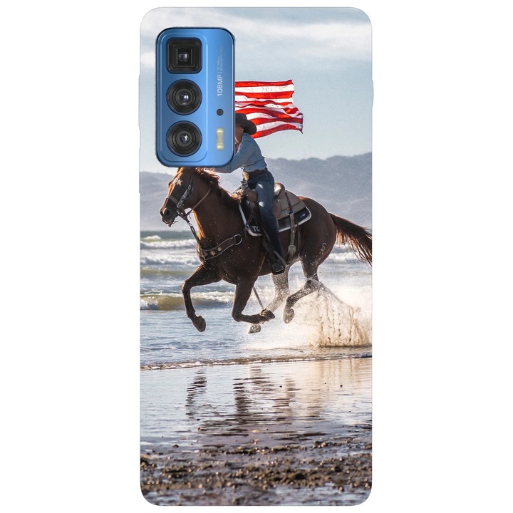 Калъф за телефон, съвместим с Motorola Edge 50 Fusion, Viceversa, модел Freedom, силикон, TPU