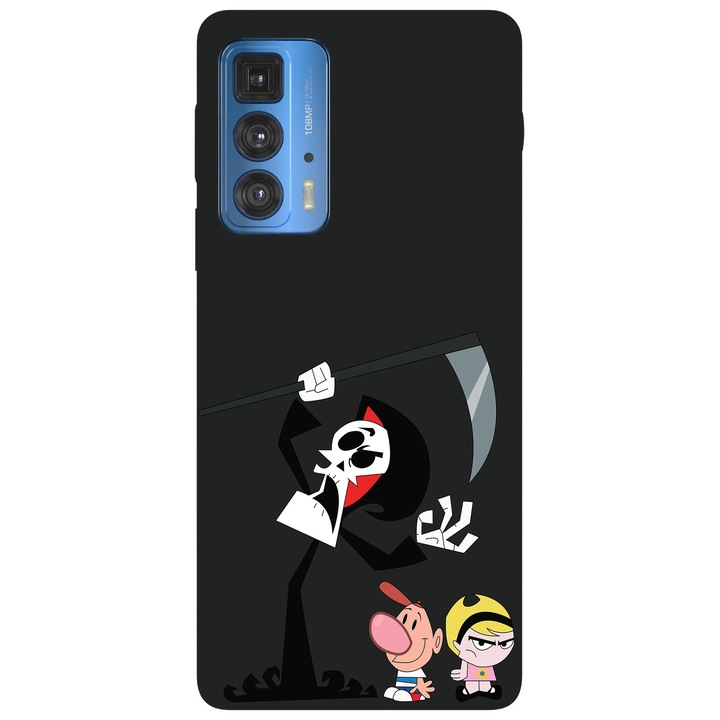 Калъф за телефон, съвместим с модел с герои Motorola Edge 50 Fusion, Viceversa, Billy и Mandy, силикон, TPU