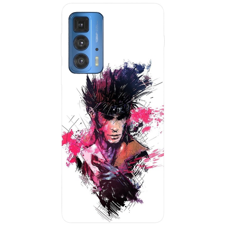 Калъф за телефон, съвместим с Motorola Edge 50 Fusion, Viceversa, модел Gambit, силикон, TPU