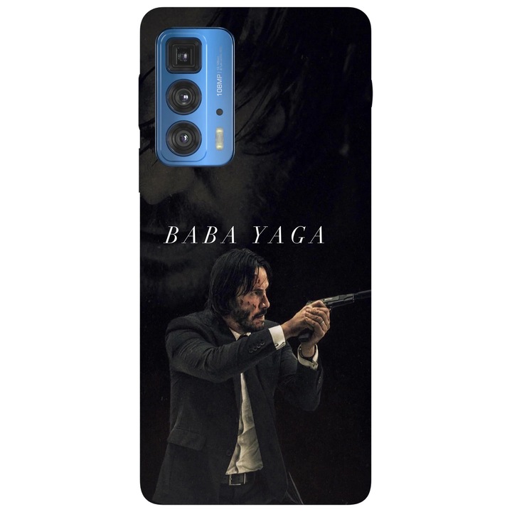 Husa telefon compatibila cu Motorola Edge 50 Pro, Viceversa, model Baba Yaga John Wick, Silicon, TPU