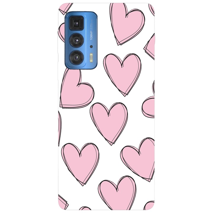 Калъф за телефон, съвместим с модел Motorola Edge 50 Fusion, Viceversa, Im in love, силикон, TPU