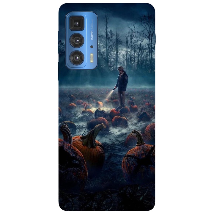 Калъф за телефон, съвместим с Motorola Edge 50 Fusion, Viceversa, Jim Hoppe Stranger things model, силикон, TPU