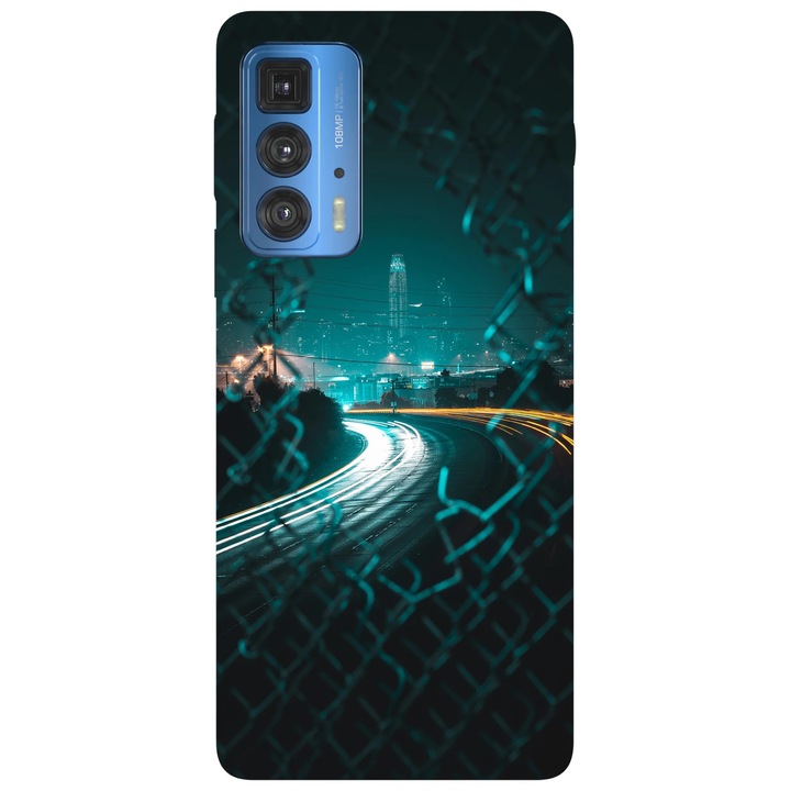 Калъф за телефон, съвместим с Motorola Edge 50 Fusion, Viceversa, модел Looking for freedom, силикон, TPU