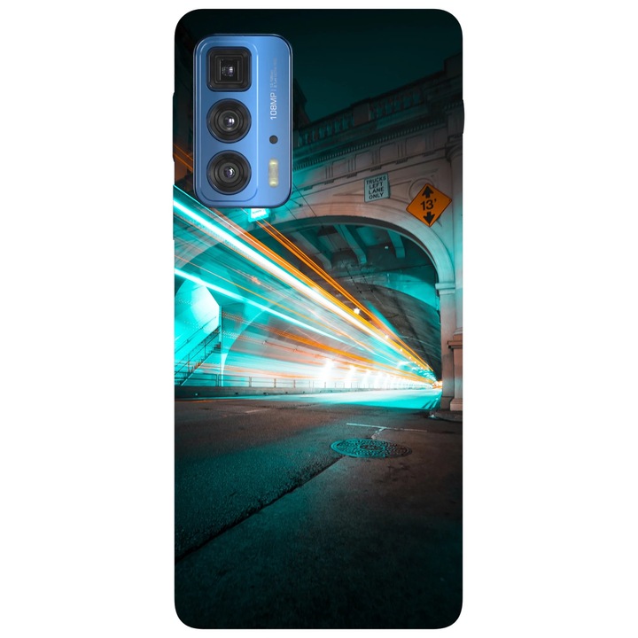 Калъф за телефон, съвместим с модел Motorola Edge 50 Pro, Viceversa, Light at the end of the tunnel, Silicon, TPU
