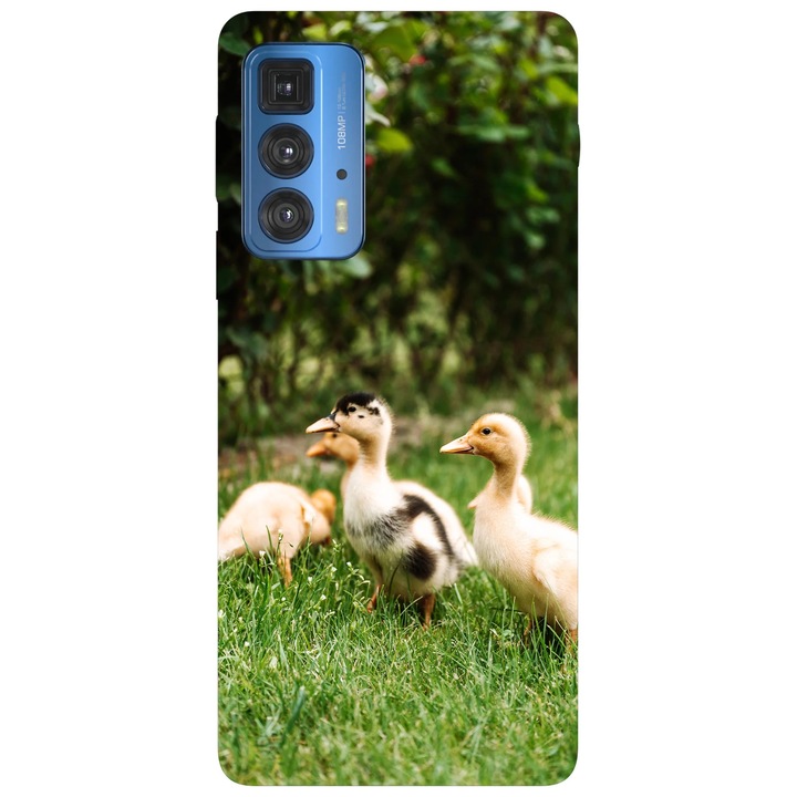 Калъф за телефон, съвместим с Motorola Edge 50 Pro, Viceversa, модел Le Quack, силикон, TPU