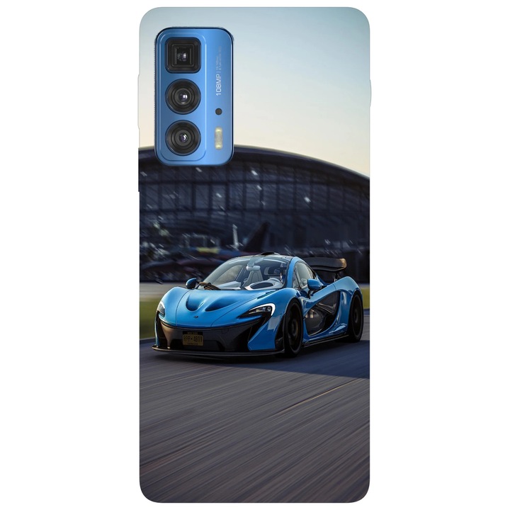 Калъф за телефон, съвместим с Motorola Edge 50 Pro, Viceversa, модел McLaren P1, силикон, TPU