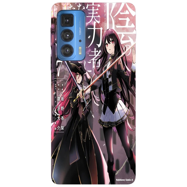 Калъф за телефон, съвместим с модел Motorola Edge 50 Fusion, Viceversa, Manga Volume 7 The Eminence in Shadow, силикон, TPU