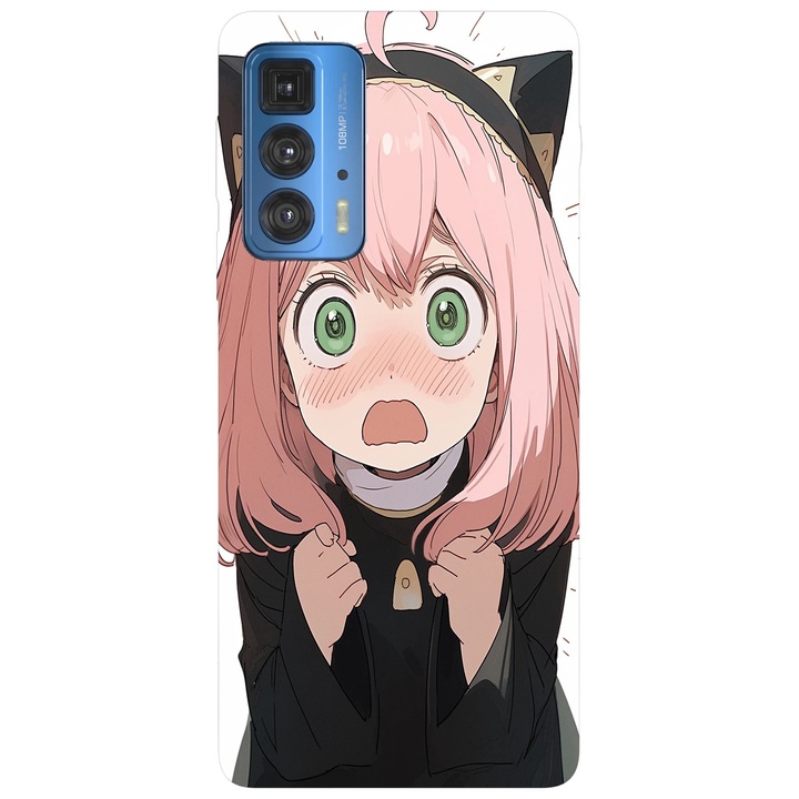 Husa telefon compatibila cu Motorola Edge 50 Fusion, Viceversa, model Kawaii Anya Forge Spy x Family, Silicon, TPU