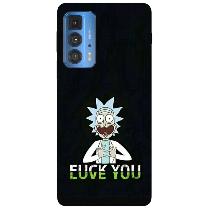 Калъф за телефон, съвместим с Motorola Edge 50 Fusion, Viceversa, модел Love among worlds Rick, силикон, TPU