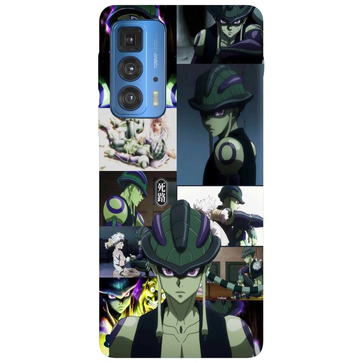 Калъф за телефон, съвместим с модел Motorola Edge 50 Fusion, Viceversa, Meruem Hunter x Hunter, силикон, TPU