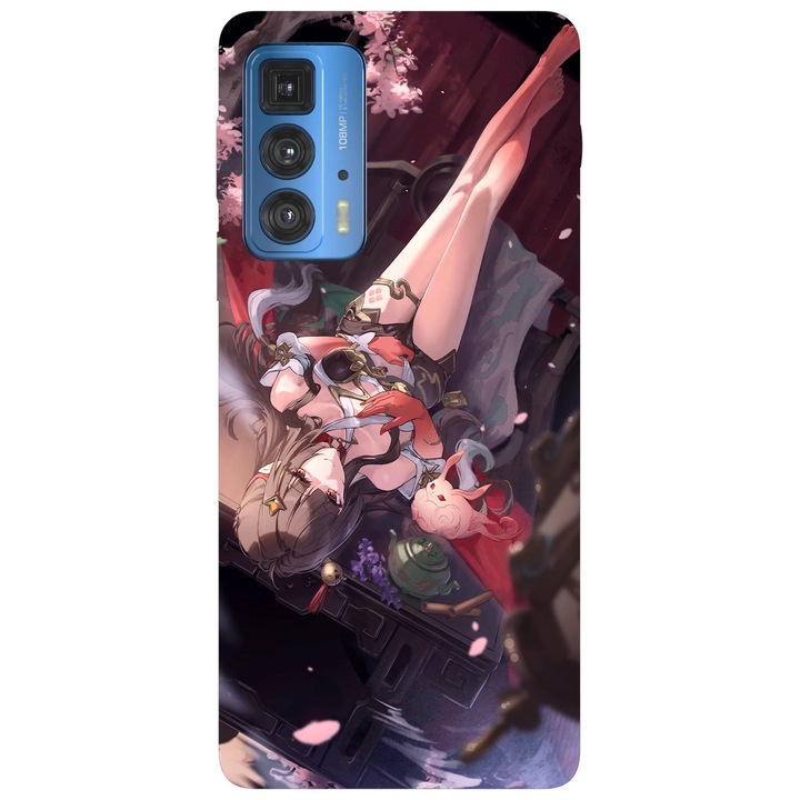 Husa telefon compatibila cu Motorola Edge 50 Fusion, Viceversa, model Lingsha Honkai Star Rail, Silicon, TPU