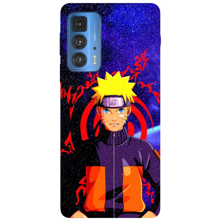 Husa telefon compatibila cu Motorola Edge 50 Fusion, Viceversa, model Naruto Uzumaki Anime, Silicon, TPU