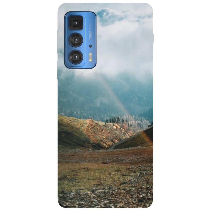 Husa telefon compatibila cu Motorola Edge 50 Fusion, Viceversa, model Mouintan Hike, Silicon, TPU