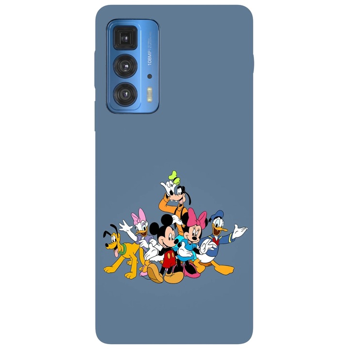 Калъф за телефон, съвместим с Motorola Edge 50 Fusion, Viceversa, модел с герои Мики, силикон, TPU