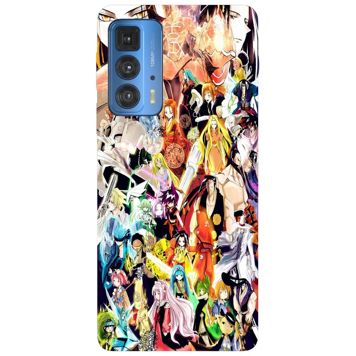 Husa telefon compatibila cu Motorola Edge 50 Fusion, Viceversa, model All cast Shaman King, Silicon, TPU