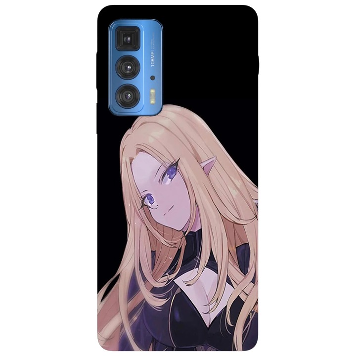 Калъф за телефон, съвместим с модел Motorola Edge 50 Fusion, Viceversa, Alphas Portrait The Eminence in Shadow, силикон, TPU