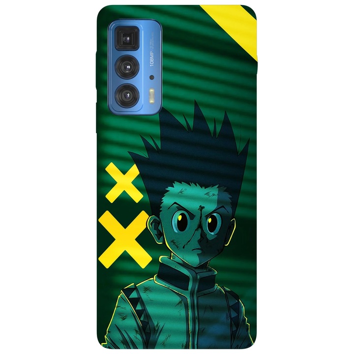 Калъф за телефон, съвместим с модел Motorola Edge 50 Fusion, Viceversa, Gon Hunter x Hunter, силикон, TPU