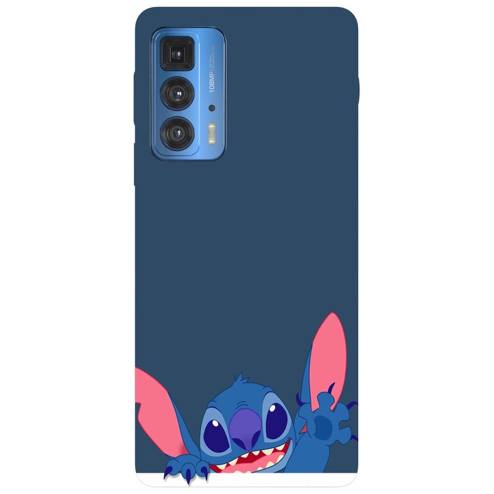 Калъф за телефон, съвместим с Motorola Edge 50 Fusion, Viceversa, модел Hi im Stitch, силикон, TPU