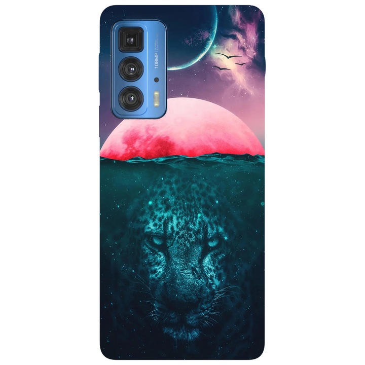 Калъф за телефон, съвместим с Motorola Edge 50 Pro, Viceversa, модел Surreal nature, силикон, TPU