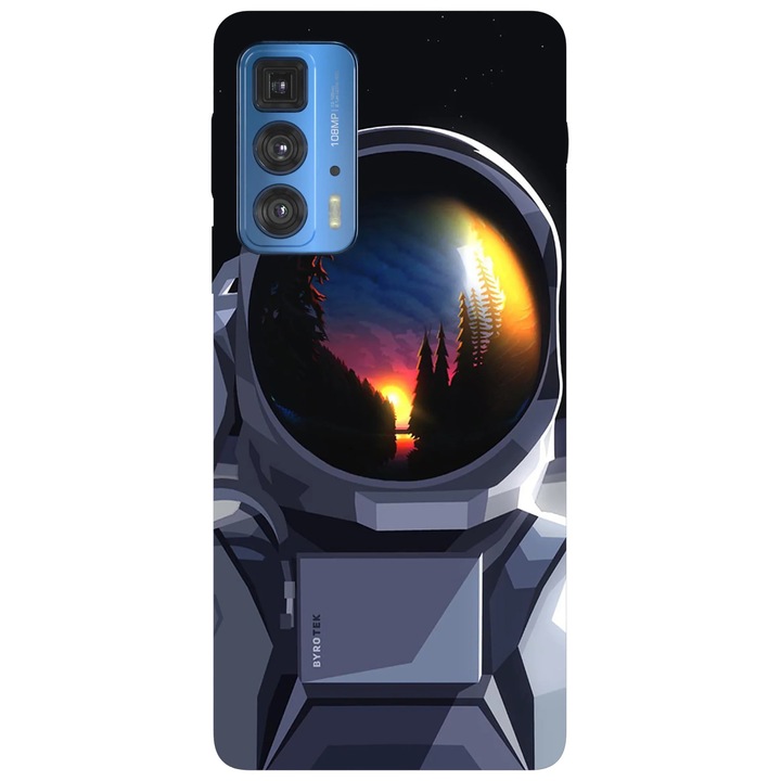 Калъф за телефон, съвместим с модел Motorola Edge 50 Fusion, Viceversa, Love Outer Space, силикон, TPU