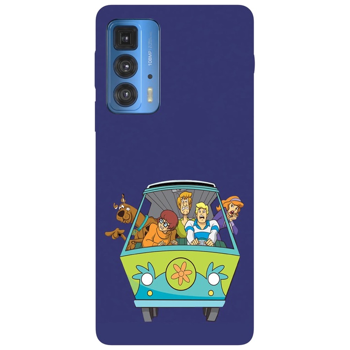 Калъф за телефон, съвместим с Motorola Edge 50 Fusion, Viceversa, The mystery machine Scooby Doo модел, силикон, TPU