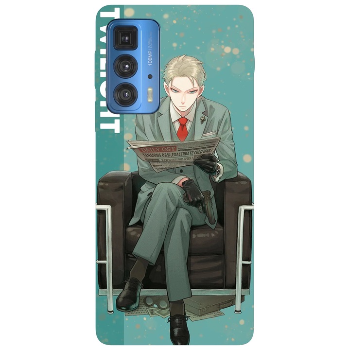 Калъф за телефон, съвместим с модел Motorola Edge 50 Fusion, Viceversa, Twilight Forger Spy x Family, силикон, TPU