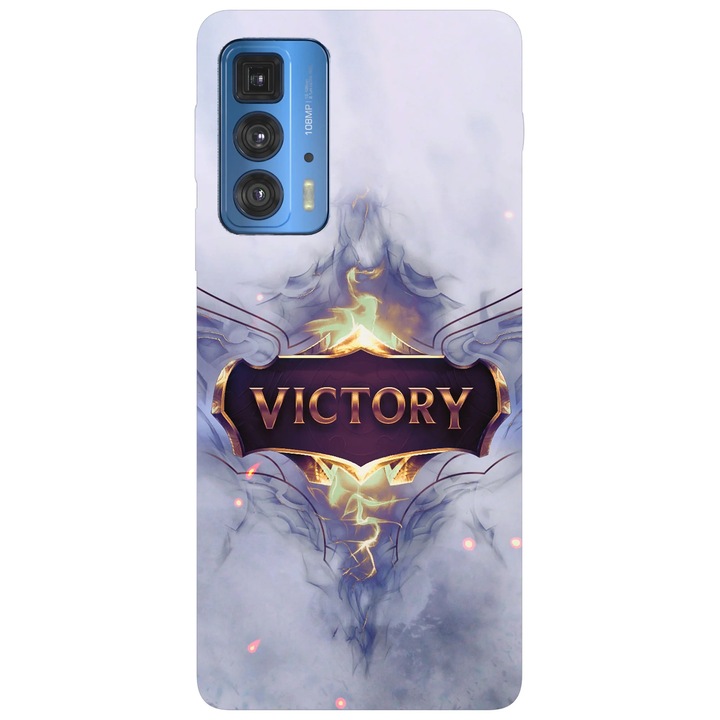 Калъф за телефон, съвместим с Motorola Edge 50 Fusion, Viceversa, модел Victory, силикон, TPU