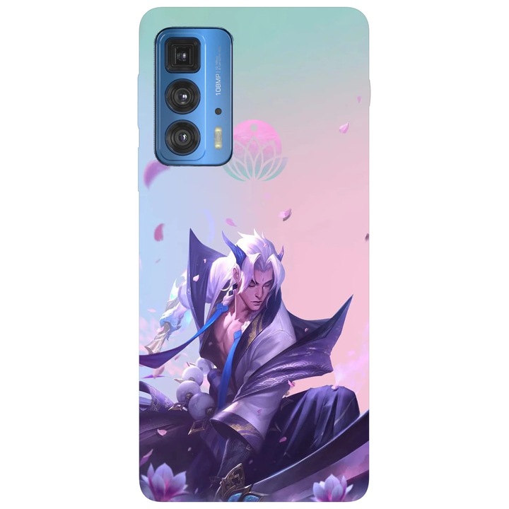 Калъф за телефон, съвместим с Motorola Edge 50 Fusion, Viceversa, модел Yone, силикон, TPU