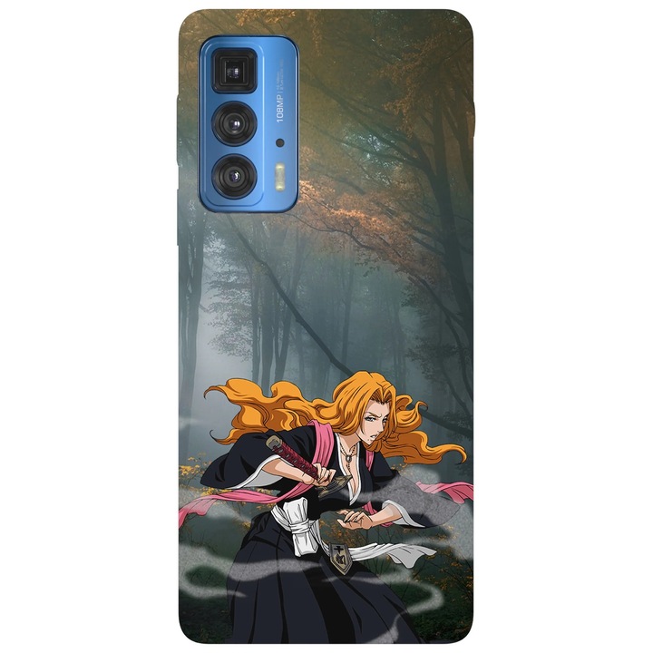 Husa telefon compatibila cu Motorola Edge 50 Fusion, Viceversa, model Rangiku Matsumot Bleach, Silicon, TPU