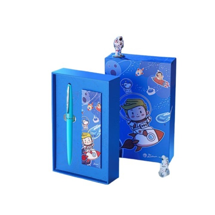 Set Picasso -Space flight turcoaz - Stilou, convertor si 6 cartuse