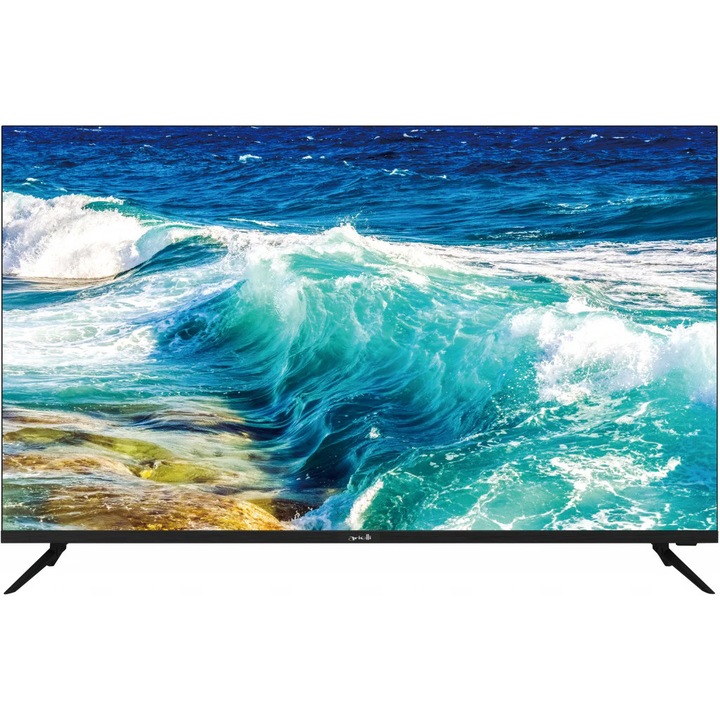 Televizor ARIELLI QLED 43N218VDA, 108 cm, HD Ready, Smart TV, 1366 x 768, Smart TV, VIDAA, Wi-Fi, Clasa F, Negru