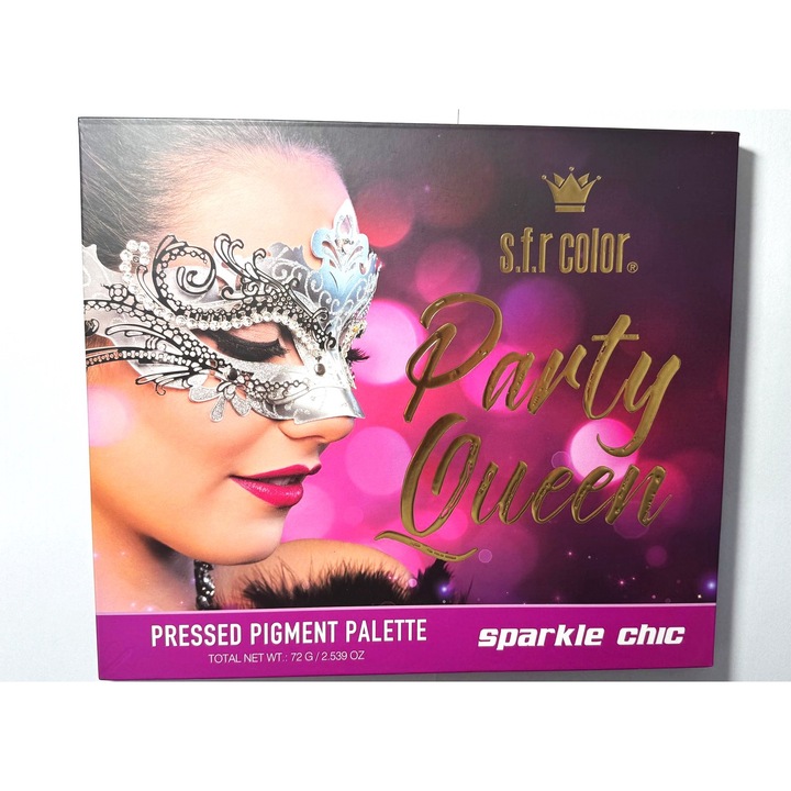 Sparkle Chic SFR színes szemhéjpúder paletta 72 g