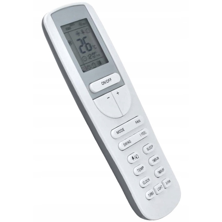 Дистанционно управление за климатик Gree/Sinclair YAA1FB, x-remote, Бял